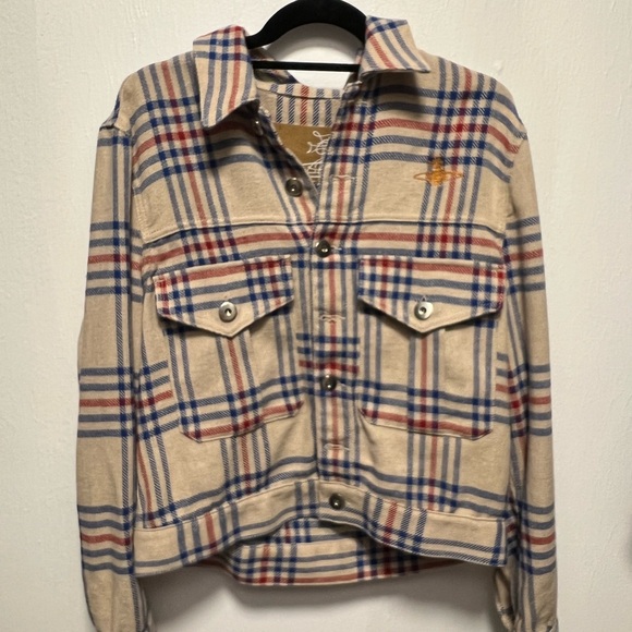 Vivienne Westwood Plaid Button-Up Jacket